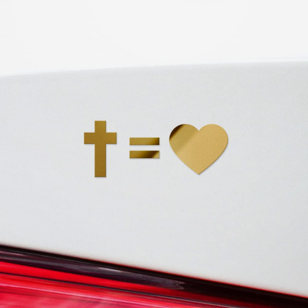 Amazon.com - Transparent Decal Stickers of Christian The Cross